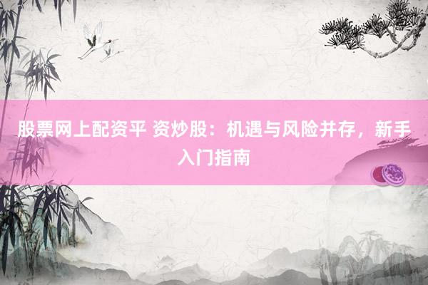 股票网上配资平 资炒股：机遇与风险并存，新手入门指南